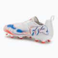 PUMA Future 8 Match LL FG/AG Jr gyermek futballcipő puma fehér/puma fekete/izzó piros 3