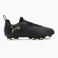 PUMA Future 8 Match LL FG/AG Jr gyermek futballcipő puma fekete/fizzy light/zöld terep 2