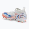 PUMA Future 8 Match FG/AG Jr gyermek futballcipő puma fehér/puma fekete/izzó vörös 3