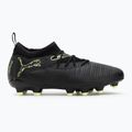 PUMA Future 8 Match FG/AG Jr gyermek futballcipő puma fekete/fizzy light/zöld terep 2
