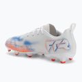 PUMA Future 8 Play FG/AG Jr gyermek futballcipő puma fehér/puma fekete/izzó vörös 3