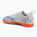 PUMA Future 8 Play It Jr gyermek futballcipő puma fehér/puma fekete/izzó vörös 3