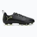 PUMA Future 8 Play FG/AG Jr gyermek futballcipő puma fekete/fizzy light/zöld terep 2