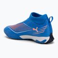 PUMA Ultra 6 Match+ LL TT TT + Mid Jr gyermek labdarúgócipő ultra kék/puma fehér/izzó piros 3
