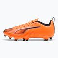 PUMA Ultra 6 Play FG/AG Jr heat fire/puma fekete/izzó piros gyermek focicipő