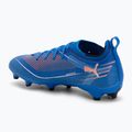 PUMA Ultra 6 Pro FG/AG Jr gyermek futballcipő ultra kék/puma fehér/izzó piros 3