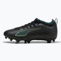 PUMA Ultra 6 Match FG/AG Jr gyermek futballcipő puma fekete/fizzy light/zöld terep 8