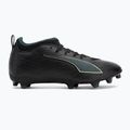 PUMA Ultra 6 Match FG/AG Jr gyermek futballcipő puma fekete/fizzy light/zöld terep 2