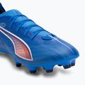 PUMA férfi futballcipő Ultra 6 Match FG/AG ultra kék/puma fehér/izzó piros 7