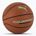 PUMA teamJAWS Court Pro kosárlabda bőr barna/sötét árnyék 7-es méret 2