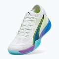 Kézilabdacipők PUMA Eliminate Nitro SQD 4 Game On puma white/glowing red/ultra blue 10