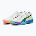 Kézilabdacipők PUMA Eliminate Nitro SQD 4 Game On puma white/glowing red/ultra blue 11