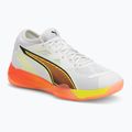 Kézilabdacipők PUMA Eliminate Nitro SQD 4 Game On puma white/glowing red/ultra blue