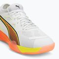 Kézilabdacipők PUMA Eliminate Nitro SQD 4 Game On puma white/glowing red/ultra blue 7