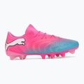 Futballcipő PUMA Future 9 Match Fusion FG/AG poison pink/puma white/sun stream/bright aqua/puma black 2