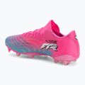 Futballcipő PUMA Future 9 Match Fusion FG/AG poison pink/puma white/sun stream/bright aqua/puma black 3
