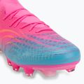 Futballcipő PUMA Future 9 Match Fusion FG/AG poison pink/puma white/sun stream/bright aqua/puma black 7