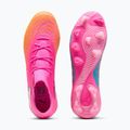 Futballcipő PUMA Future 9 Match Fusion FG/AG poison pink/puma white/sun stream/bright aqua/puma black 4