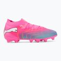 Gyerek focicipő PUMA Future 9 Pro FG/AG Jr poison pink/puma wht/sun stream/bright aqua/puma blk 2