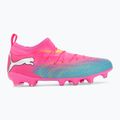 Gyerek focicipő PUMA Future 9 Match FG/AG Jr poison pink/puma white/sun stream/bright aqua/puma black 2