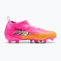 Gyerek focicipő PUMA Future 9 Match FG/AG Jr poison pink/puma white/sun stream/bright aqua/puma black 2