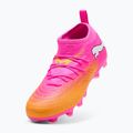 Gyerek focicipő PUMA Future 9 Match FG/AG Jr poison pink/puma white/sun stream/bright aqua/puma black 4