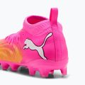 Gyerek focicipő PUMA Future 9 Match FG/AG Jr poison pink/puma white/sun stream/bright aqua/puma black 5