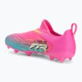 Gyerek focicipő PUMA Future 9 Match LL FG/AG Jr poison pink/puma white/sun stream/bright aqua/puma black 3