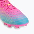 Gyerek focicipő PUMA Future 9 Play FG/AG Jr poison pink/puma white/sun stream/bright aqua/puma black 7