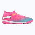 Futballcipő PUMA Future 9 Match TT poison pink/puma white/sun stream/bright aqua/puma black 2