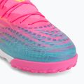 Futballcipő PUMA Future 9 Match TT poison pink/puma white/sun stream/bright aqua/puma black 7