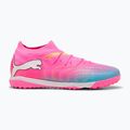 Futballcipő PUMA Future 9 Match TT poison pink/puma white/sun stream/bright aqua/puma black 3
