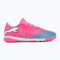 Futballcipő PUMA Future 9 Match Fusion TT poison pink/puma white/sun stream/bright aqua/puma black 2