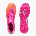 Futballcipő PUMA Future 9 Match Fusion TT poison pink/puma white/sun stream/bright aqua/puma black 3