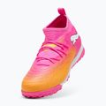 Gyerek focicipő PUMA Future 9 Match TT + Mid Jr poison pink/puma wht/sun stream/bright aqua/puma blk