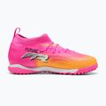 Gyerek focicipő PUMA Future 9 Match TT + Mid Jr poison pink/puma wht/sun stream/bright aqua/puma blk 2