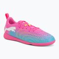 Gyerek focicipő PUMA Future 9 Play IT Jr poison pink/puma white/sun stream/bright aqua/puma black