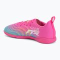Gyerek focicipő PUMA Future 9 Play IT Jr poison pink/puma white/sun stream/bright aqua/puma black 3