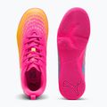 Gyerek focicipő PUMA Future 9 Play IT Jr poison pink/puma white/sun stream/bright aqua/puma black 3