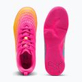 Gyerek focicipő PUMA Future 9 Play IT Jr poison pink/puma white/sun stream/bright aqua/puma black 6