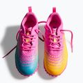 Gyerek focicipő PUMA Future 9 Play TT poison pink/puma white/sun stream/bright aqua/puma black 6