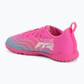 Gyerek focicipő PUMA Future 9 Play TT poison pink/puma white/sun stream/bright aqua/puma black 3