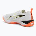 PUMA Eliminate Nitro 4 Game On kézilabdacipő Puma White/Glowing Red/Ultra Blue 3