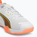 PUMA Eliminate Nitro 4 Game On kézilabdacipő Puma White/Glowing Red/Ultra Blue 7