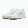 Női kézilabdacipő PUMA Accelerate Nitro SQD 4 Game On puma white/baltic sea blue/fresh water 11