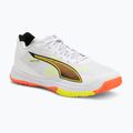 Kézilabda cipő PUMA Accelerate Turbo 4 Game On puma white/glowing red/ultra blue