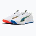 Kézilabda cipők PUMA Accelerate Pro 4 Game On puma white/glowing red/ultra blue 11