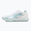 Kézilabdacipő PUMA Accelerate Pro 4 Game On puma white/baltic sea blue/fresh water
