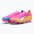 Futballcipő PUMA Ultra 6 Match FG/AG poison pink/puma white/sun stream/bright aqua/puma black 3