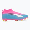 Gyerek focicipő PUMA Ultra 6 Match+ LL FG/AG Jr poison pink/puma white/sun stream/bright aqua/puma black 2